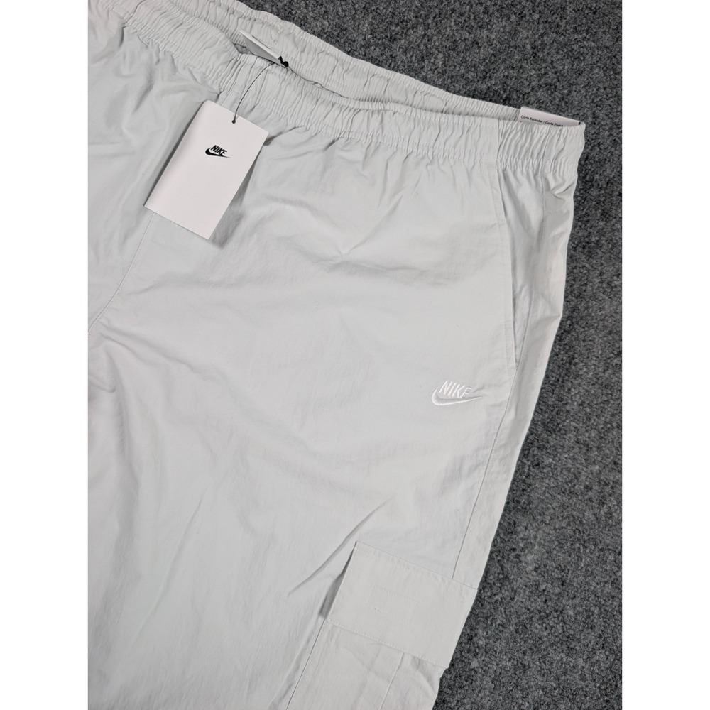 Nike Club Woven Cargo Pants Mens 2XL Photon Dust Gray Performance NWT